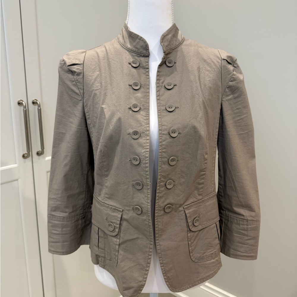 INC International Concepts Taupe Utility Jacket